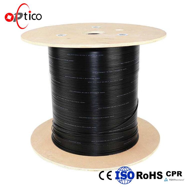 product-300-300 4 Core G657A Outdoor Fiber Optic FTTH Drop Cable 3