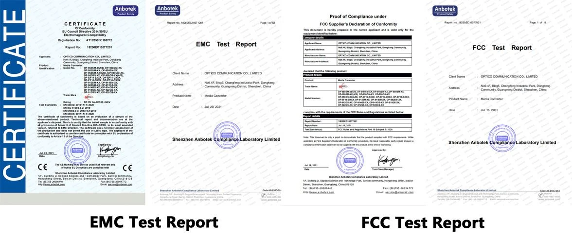 product-750-313 CE&FCC(media converter)