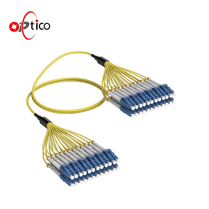 24 Cores LC To LC Bundle Fiber Patch Cord