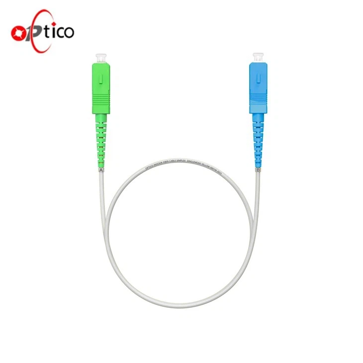SC APC SC UPC Patch Cord White
