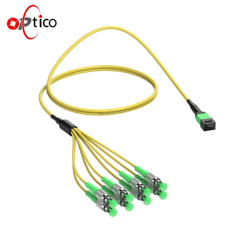 8F MTP MPO To FC Breakout Cable 8F MTP MPO To FC Breakout Cable