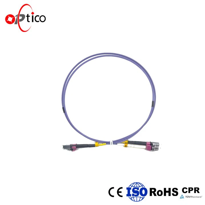 LC-LC Single Mode G652D Fiber Duplex Fiber Optic Patch Cord LSZH