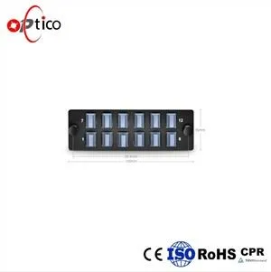 MTP Horizontal Fiber Optic Adapter Panel