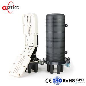 Vertical Dome Fiber Optic Splice Closure 196 Core