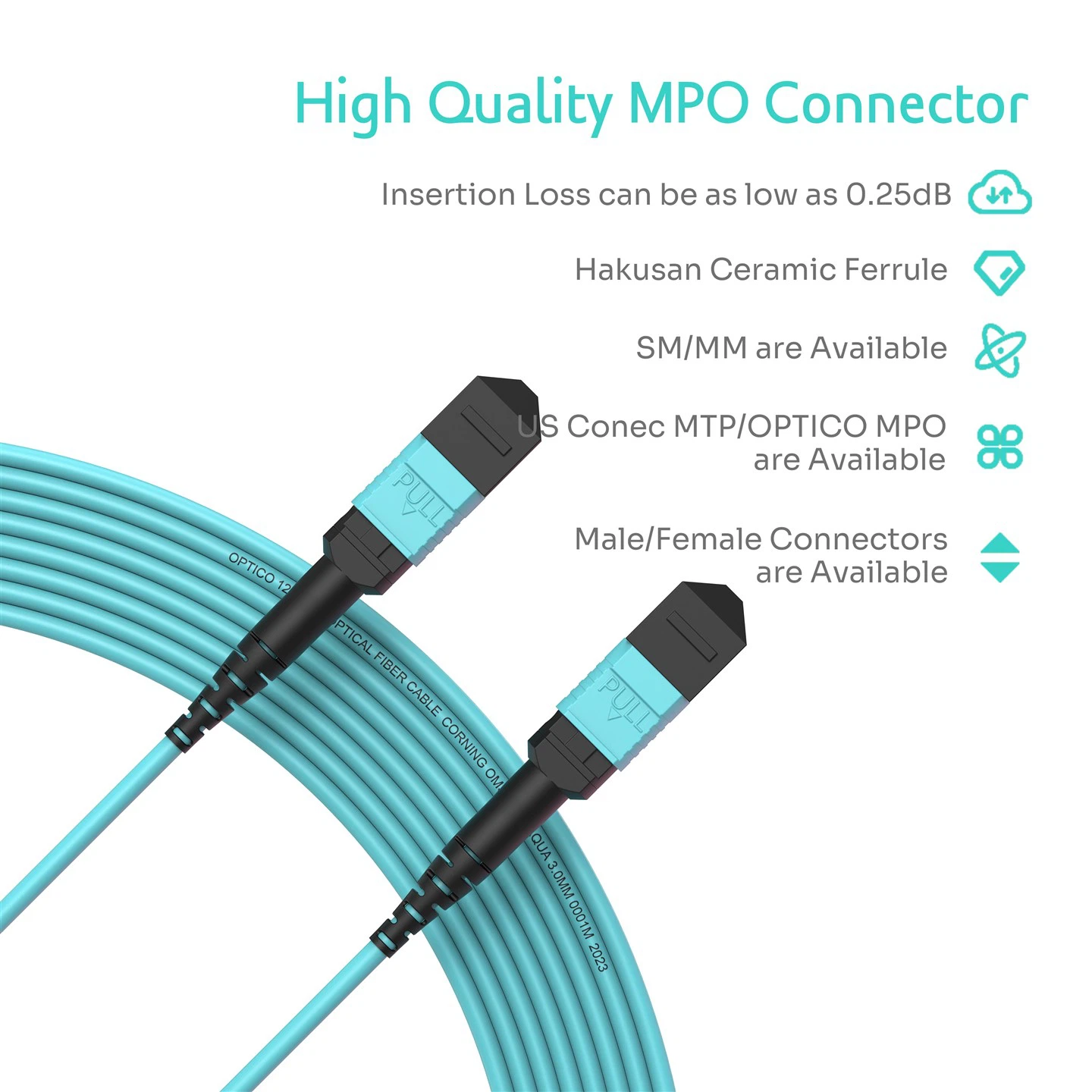 24 Fiber MTP Patch Cord 24 Fiber MTP Patch Cord