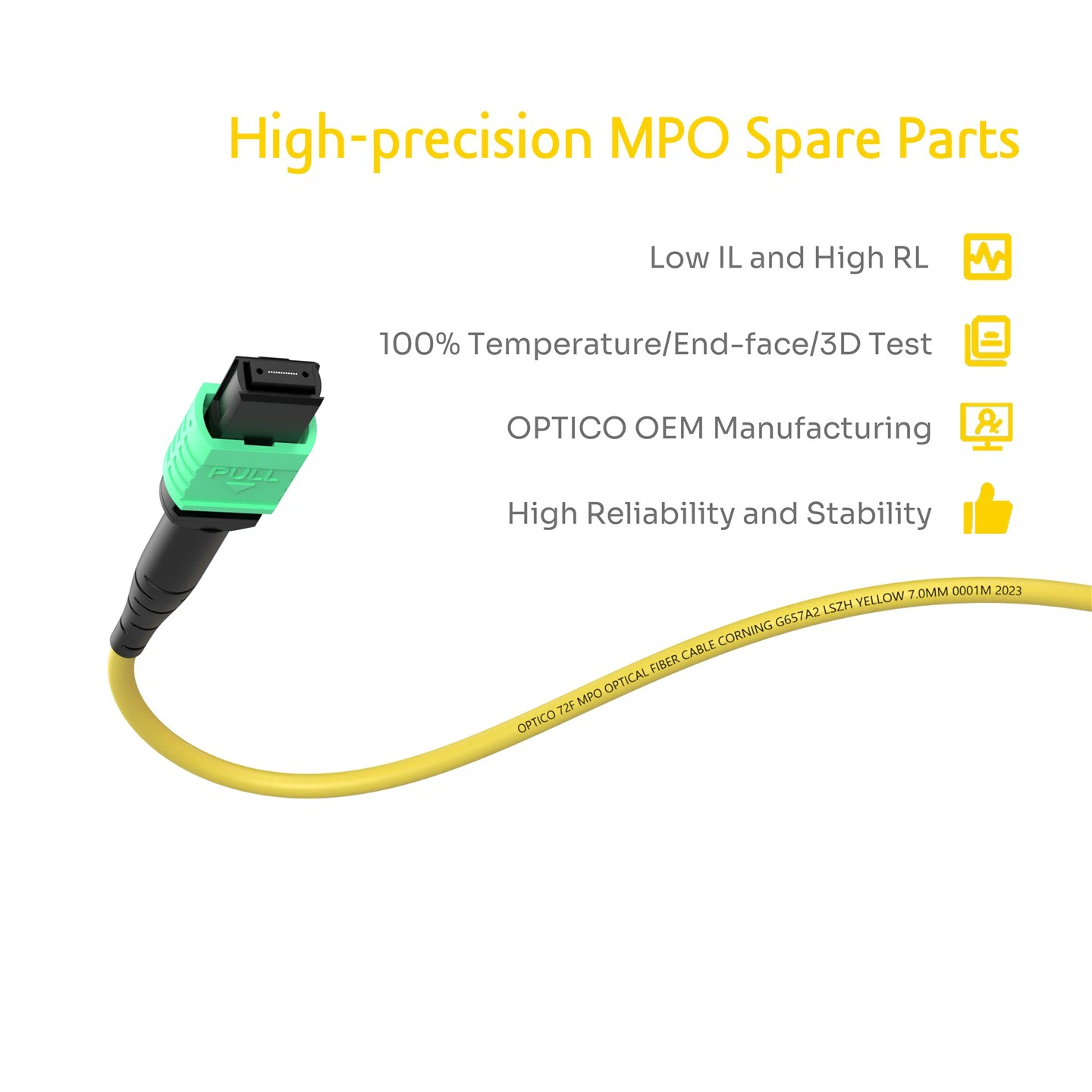 6M 72F MTP OS2 Patchcord