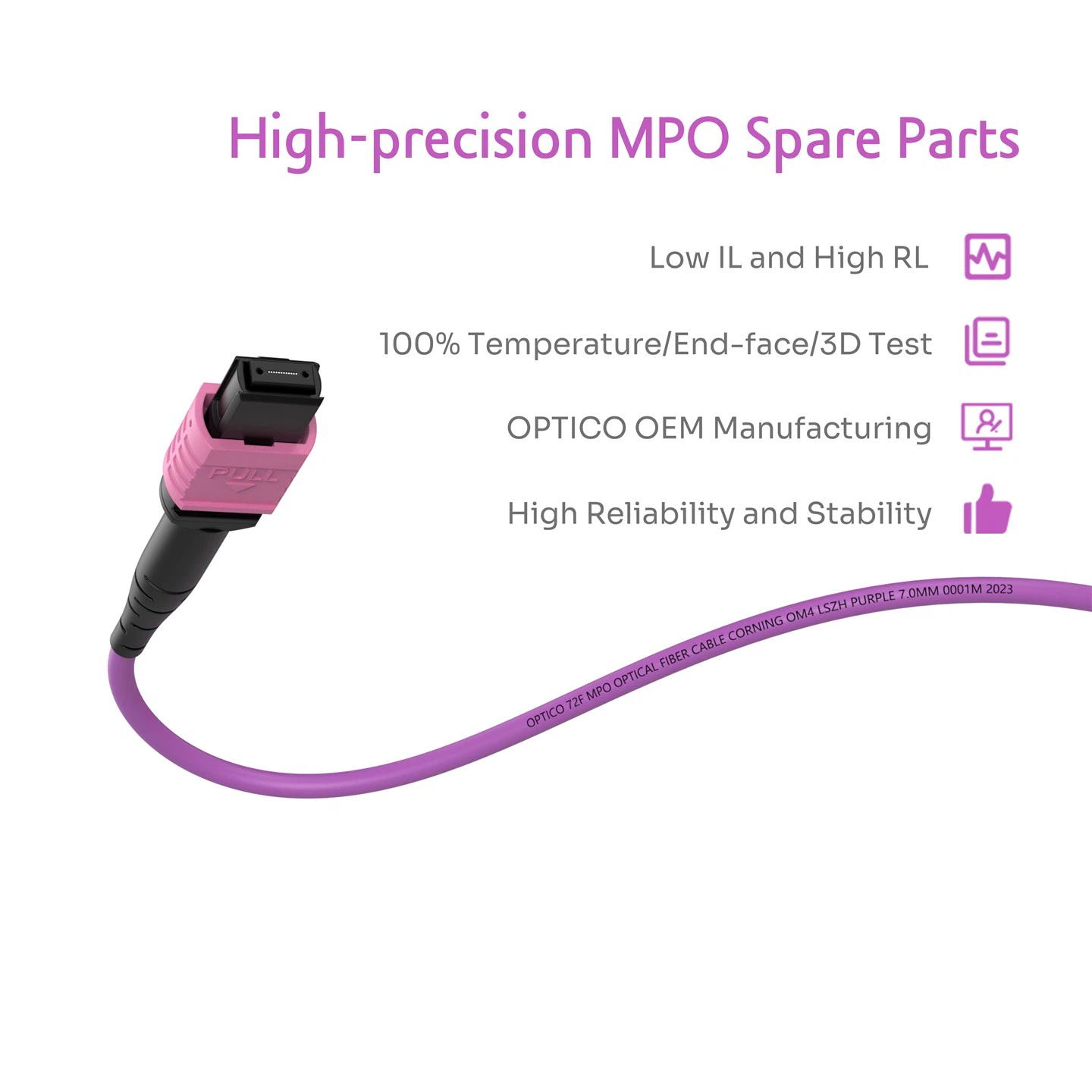 72F MPO OM4 Patch Cable